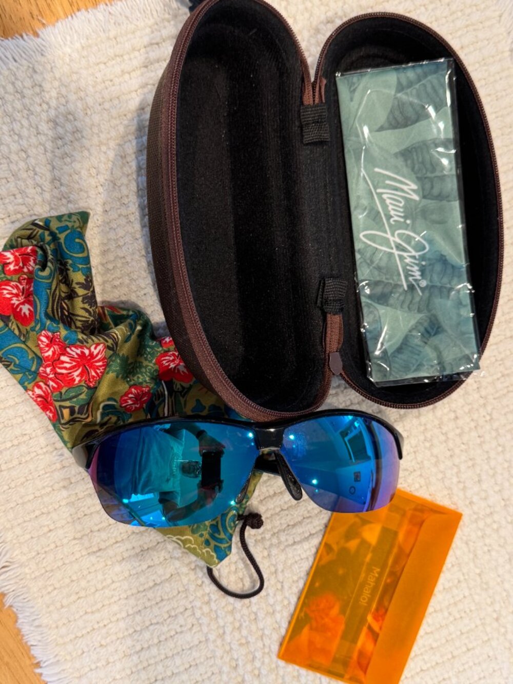 Maui Jim HOT SANDS semi-rimless Sunglasses - Model 426 - Picture 5 of 14